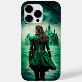 SPOOKY DARK IRISH FANTASY GIRL IN BOS Case-Mate iPhone 14 PRO MAX HOESJE