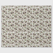Spooky Day of the Dead Sugar Skulls Pattern Cadeaupapier (Vlak)