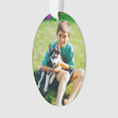 Spooky de Husky Puppy Ornament (voorkant)