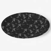 Spooky Dead Skull Halloween party Papieren Bordje (Gekanteld)