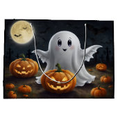 Spooky Delight: spookachtig Halloween-plezier Groot Cadeauzakje (Achterkant)