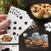 Spooky Delight: spookachtig Halloween-plezier Pokerkaarten (Insitu)