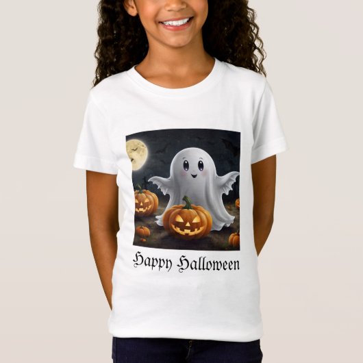 Spooky Delight: spookachtig Halloween-plezier T-shirt (Voorkant)