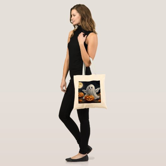Spooky Delight: spookachtig Halloween-plezier Tote Bag (Voorkant (model))
