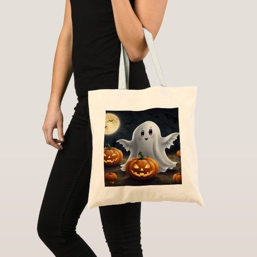 Spooky Delight: spookachtig Halloween-plezier Tote Bag