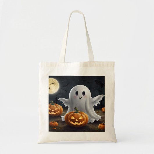 Spooky Delight: spookachtig Halloween-plezier Tote Bag (Voorkant)