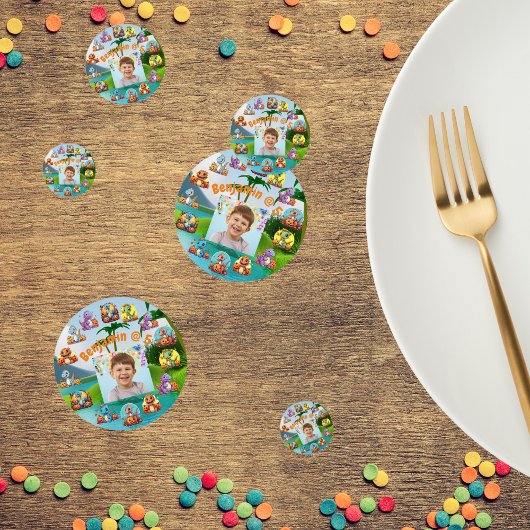 Spooky dinosaurus Halloween verjaardag Confetti