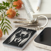 Spooky Doberman Acryl Sleutelhanger (Voorkant Rechts)