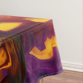 Spooky Doberman Hond Halloween Heks en Pompoen Tafelkleed (Voorbeeld)