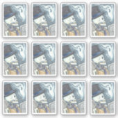 SPOOKY DODE MAN SKULL ROKING GHOST IN CEMETERING STICKER (Voorkant)