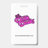 Spooky Doobie Doubles Halloween Naambadge Badge (Achterkant)