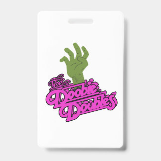Spooky Doobie Doubles Halloween Naambadge Badge
