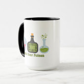 Spooky drankflessen plukken je vergif halloween mok (Voorkant links)