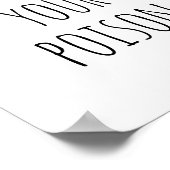 Spooky Drink Bar Halloween | Zwart-wit gif Poster (Hoek)