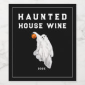 Spooky Drink feestdecoraties Wijn Etiket (Enkel label)
