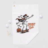 Spooky Dude Spooky Seizoen Golfhanddoek (Insitu)