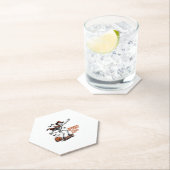 Spooky Dude Spooky Seizoen Kartonnen Onderzetters (Insitu)