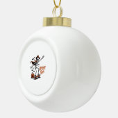 Spooky Dude Spooky Seizoen Keramische Bal Ornament (Rechts)