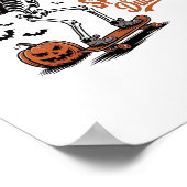 Spooky Dude Spooky Seizoen Poster (Hoek)