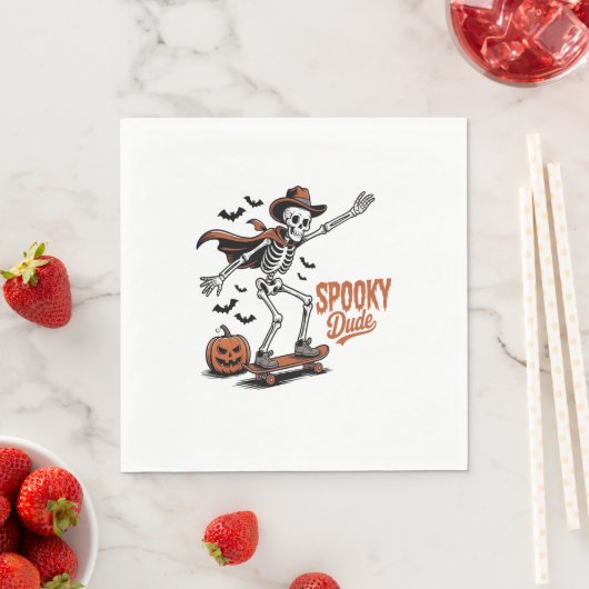 Spooky Dude Spooky Seizoen Servet (Insitu)