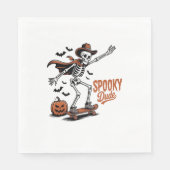 Spooky Dude Spooky Seizoen Servet (Voorkant)