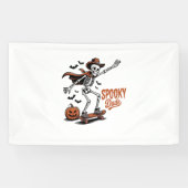 Spooky Dude Spooky Seizoen Spandoek (Horizontaal)