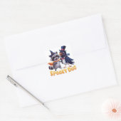 Spooky Duo Vierkante Sticker (Envelop)