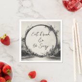 Spooky Eat Drink Be Scary Halloween Servet (Insitu)