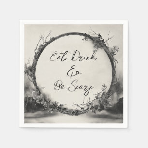 Spooky Eat Drink Be Scary Halloween Servet