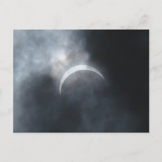 Spooky Eclipse Storm Clouds 2017 Aankondigingskaart (Voorkant)