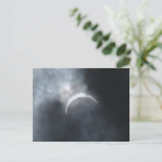 Spooky Eclipse Storm Clouds 2017 Aankondigingskaart (Staand voorkant)