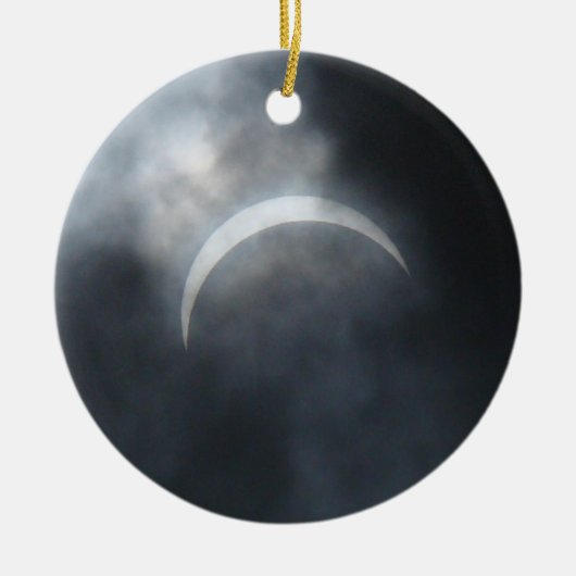 Spooky Eclipse Storm Clouds 2017 Keramisch Ornament (Voorkant)