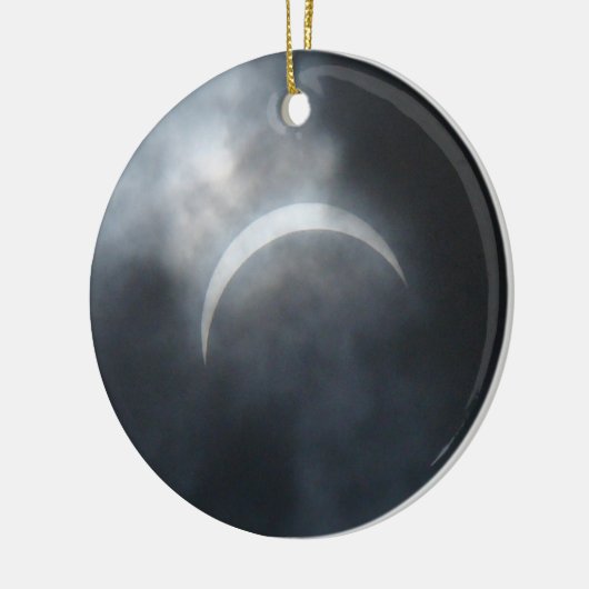 Spooky Eclipse Storm Clouds 2017 Keramisch Ornament (Links)