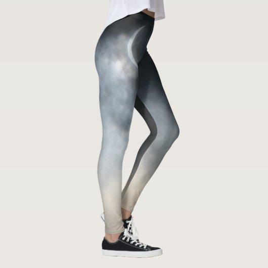 Spooky Eclipse Storm Clouds 2017 Leggings (Rechts)
