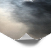 Spooky Eclipse Storm Clouds 2017 Poster (Hoek)