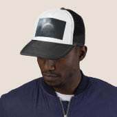 Spooky Eclipse Storm Clouds 2017 Trucker Pet (In situ)