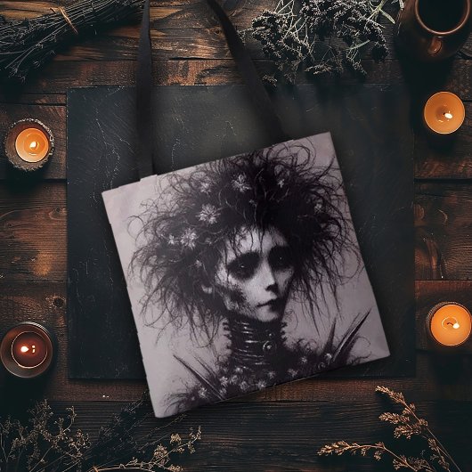 Spooky Eddie Tote Bag