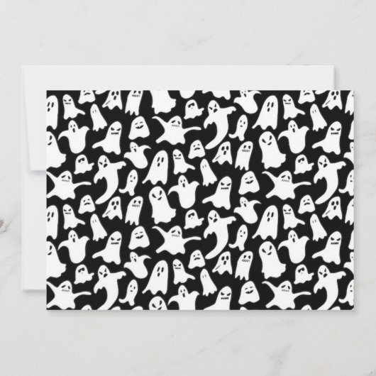 Spooky een eerste Halloween verjaardagsfeestje Kaart (Achterkant)