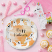 Spooky een eerste Halloween verjaardagsfeestje Papieren Bordje (Feest)