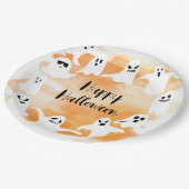 Spooky een eerste Halloween verjaardagsfeestje Papieren Bordje (Gekanteld)