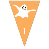Spooky Een Eerste Verjaardag Halloween Sinaasappel Vlaggetjes (Tweede vlag)