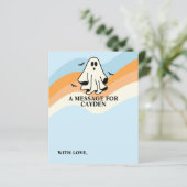 Spooky Een Eerste Verjaardag Tijd Capsule Bericht (Staand voorkant)