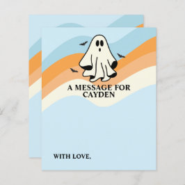 Spooky Een Eerste Verjaardag Tijd Capsule Bericht