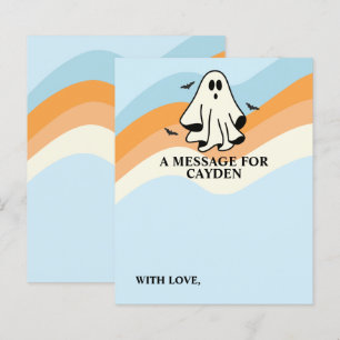 Spooky Een Eerste Verjaardag Tijd Capsule Bericht