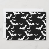 Spooky een Halloween eerste verjaardagsfeestje Inv Kaart (Achterkant)