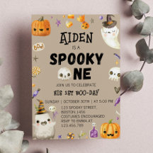 Spooky Een Halloween Ghost Verjaardag