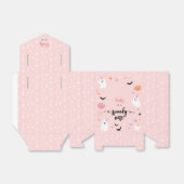 Spooky Een Halloween Schattige Roze Spook 1e Verja Bedankdoosjes (Uitgevouwen)