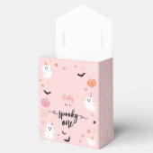 Spooky Een Halloween Schattige Roze Spook 1e Verja Bedankdoosjes (Geopend)