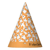 Spooky Een Halloween Sinaasappel Verjaardagsfeestj Feesthoedjes (Links)