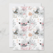 Spooky Een Meisjes Halloween 1e Verjaardag Kaart (Achterkant)